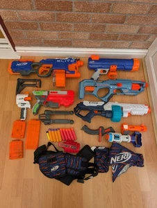 Pistolas Nerf Hyperfire Elite Eaglepoint Elite 2.0 Xshot perro vigilia correas balas - Imagen 1 de 10
