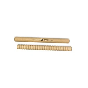 LA Special Rhythm Sticks für Kinder - 1 Paar, gerippt & glatt - 8" lang, 0,75"  - Bild 1 von 2
