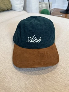 Aime Leon Dore Moleskin Suede Brim Country Hat, Pine Green/Brown, NWT - Picture 1 of 7