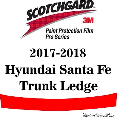 Película de protección de pintura 3M Scotchgard serie Pro para Hyundai Santa Fe 2017 2018 Foto 1 de 3