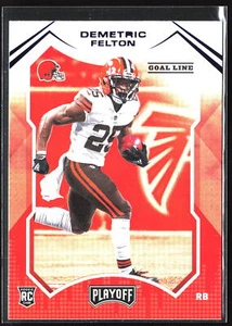 2021 Panini Playoff #299 Demetric Felton Goal Line - Picture 1 of 2
