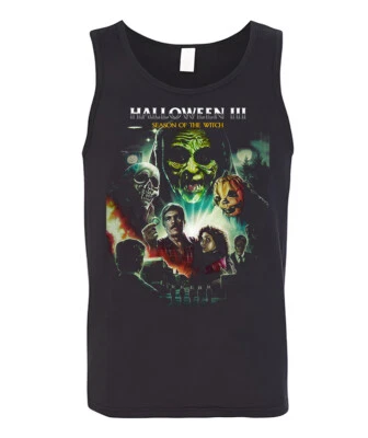 New Halloween III Season of the Witch Horror Logo Graphic Unisex Tank Tops S-2XL - Image 1 of 2
