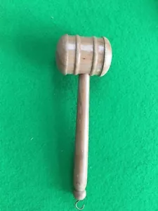 LARGE COLD WAR ERA OAK CEREMONIAL HAMMER GAVEL HMS DEFENDER UPCYCLE TREEN - Picture 1 of 17