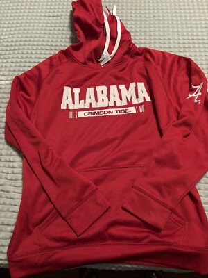 Champion Alabama Crimson Tide Hombres Sudadera con Capucha Pullover Bolsillo Rojo Talla Mediana Foto 1 de 4