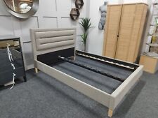 Soft Fabric Bed Frame In Custom Fabrics & Colour Of Choice. Top Quality (Single)