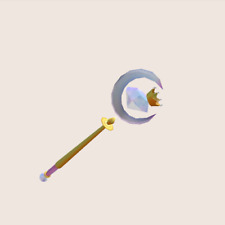 Roblox Series Diamond Moon Staff Back Accessory Virtual Item Sent by Messages