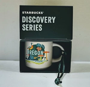 Starbucks OREGON Discovery Series ORNAMENT Expresso Mini Mug 2 oz. NEW! - Picture 1 of 6