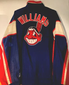 Cleveland Indians 1997 World Series Chief Wahoo Jacket Matt Williams #9 2XX - Picture 1 of 9