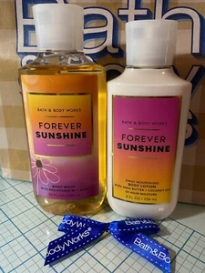 Bath Body Works Forever Sunshine Body Lotion & Body Wash FULL SIZE NEW FREESHIP - Picture 1 of 6