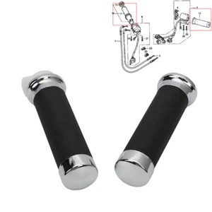 Juego de empuñaduras de manillar de tubo de acelerador L&R para Honda 53166-KCR-000 53145-MM8-000 - Imagen 1 de 8
