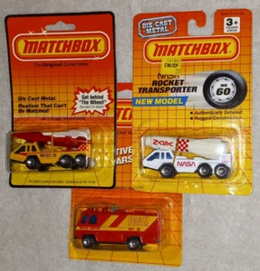 VTG 1983,1986,1990 MATCHBOX CAR: Plane Transporter,Nasa Rocket Transporter.... - Picture 1 of 9