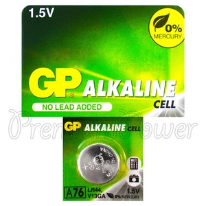 1 batteria alcalina GP A76 LR44 1,5 V AG13 303 357 V13GA L1154 SR44 - Foto 1 di 1