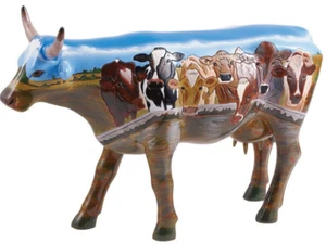 Cowparade the Tank Cow 1,4 KG 46488 Figure Sculpture 19907 - Picture 1 of 3