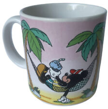 Tasse à café Walt Disney tasse à applaudissements Mickey Mouse vacances tropicales vintage 1986