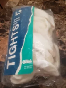 Vintage Girls Orlon Cable Knit Tights, new - Picture 1 of 9