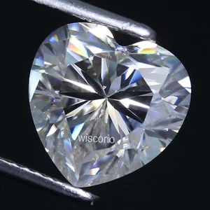 Natural Certified D Color VVS1 Clarity Excellent Cut 5.00 MM Heart Loose Diamond - Picture 1 of 6