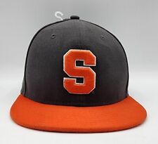 Syracuse University Fitted 7 Cap/Hat New Era 59Fifty Gray & Orange VGC 