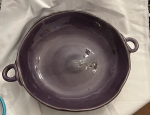 17” Le Ceramiche Della Valdelsa Made in Italy plum, Pasta Serving Bowl - Picture 1 of 7