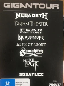 GIGANTOUR - Megadeth Dream Theater Fear Factory Nevermore DVD FREE SHIPPING - Imagen 1 de 1