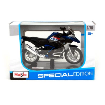 1:18 BMW R 1200 GS Motorcycle Model Diecast Toy Car Toys for Boys Kids Gifts - Image 1 of 4