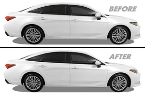 Chrome Delete Blackout Vinyl for 2019-22 Toyota Avalon Window Trim - Bild 1 von 5