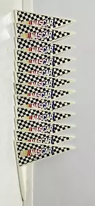 Lot of 12 DecoPak NASCAR Flags DecoPics Cake Toppers/Cupcake Picks VTG NOS - Picture 1 of 3