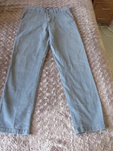 Mens' Straight Fit Chinos by Burton - Size 32R, Colour - Grey - Picture 1 of 4