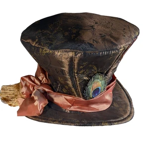 Alice in Wonderland Disney “Mad Hatter” Top Hat Costume Cosplay Halloween - Picture 1 of 5