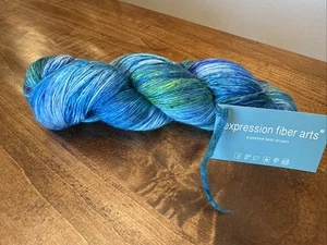 Expression Fiber Arts Yarn Pearlescent Fingering 550yds Merino,Silk Water Lilies - Picture 1 of 11