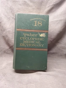 Taber's Cyclopedic Medical Dictionary by Clayton L. Thomas (1997, Hardcover,... - Picture 1 of 4