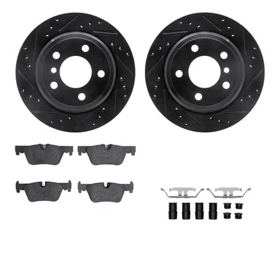 For BMW 420i 16-20 Drilled & Slotted Rear Brake Kit w Performance Sport Pads Foto 1 de 2