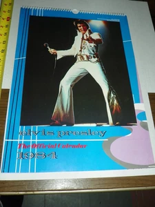 ELVIS PRESLEY 1984 *LONG* Calendar-with free ELVIS - Picture 1 of 14