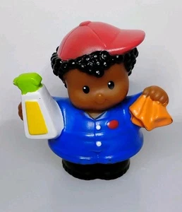 Fisher Price Little People 2007 Michael Autowaschbegleiter Arbeiter Spielzeug Figur - Bild 1 von 6