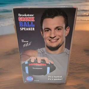 Brookstone Rob Gronkowski Gronk Football Bluetooth Wireless Speaker New In Box - Picture 1 of 6