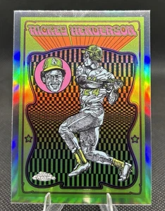 Rickey Henderson 2025 Topps Chrome Ultra Violet All Stars SSP Oakland Athletics - Picture 1 of 2