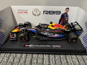 Bburago 1:18 Fórmula 1 F1 Die-cast Red Bull RB19 2023 Austin GP Max Verstappen - Imagen 1 de 22