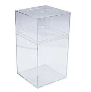 Soporte Vitrina Acrílico Transparente - 7.25" x 4" x 4" (estilo B) - Imagen 1 de 1