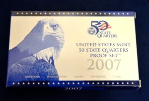 2007-S US 50 State Quarter Proof Set in OGP - Picture 1 of 1