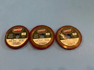 3-spool UMPQUA Steelhead NYLON TIPPET 16-lb .013 -25-yd - Picture 1 of 2
