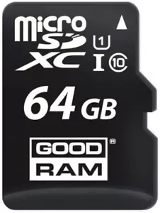 MICRO SD HC 64GB GOODRAM CLASSE 10 + ADAPTER MicroSDXC UHS-I - Foto 1 di 5