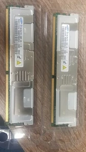 Lot of 2 RAM 1GB Samsung M395T295-CE60 PC2-5300F ECC FB-DIMM 3CZ4 - Picture 1 of 1