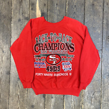 NFL Sweatshirt Vintage Y2K NFL San Francisco 49ers Jumper, Red, Mens XS