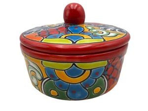 Talavera Tortilla Warmer Kitchen Home Decor Mexican Pottery Folk Art Handmade - Picture 1 of 4