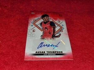 2023 TOPPS INCEPTION OVERTIME CARD OF AUSAR THOMPSON AUTO RED 44/75 - Picture 1 of 2