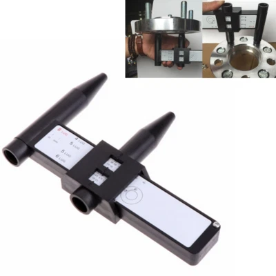  Wheel PCD Bolt Pattern Gauge Tool 4 5 6 8 Holes Lug Measurement Instrument - Image 1 of 4