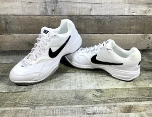 Nike Court Lite 1 sportliche Tennisschuhe weiß schwarz Herren Gr. 13 W Weite Ah9067-100 - Bild 1 von 12