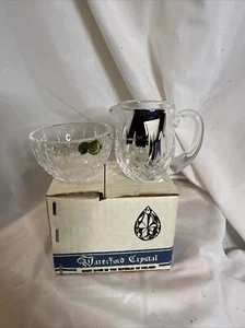 Zuccheriera e crema Waterford Crystal vintage nuova con scatola - Foto 1 di 6