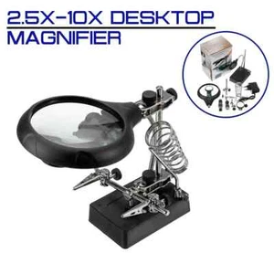 Welding Magnifying Glass Combined Welding Table Repair Lamp Auxiliary Fixture - Picture 1 of 20