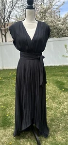 NWT NEW Ramy Brook Rebecca Maxi Dress Black Size 00 $485.00 - Picture 1 of 6
