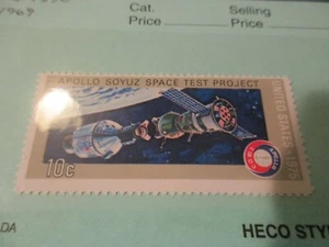 EE. UU. Estampilla - 1975 10c Apolo Soyuz Proyecto de Prueba Espacial SC#1570 - Sin Usar - Imagen 1 de 1
